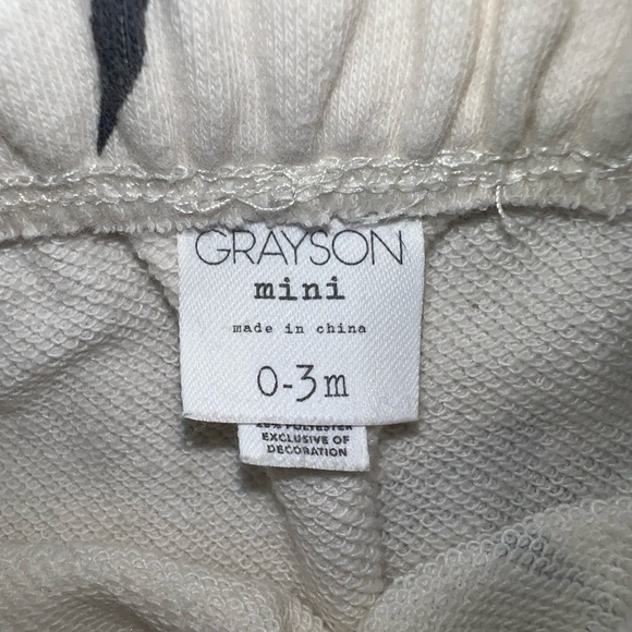 ‼️NWOT: Grayson Mini Lighting Bolt Shorts Set - 0-3 M - Picture 3 of 3